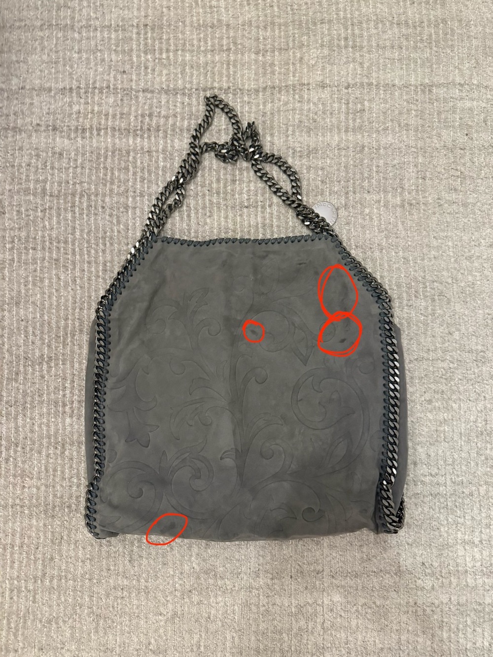 Grey Stella McCartney Chain Bag
